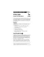 Preview for 1 page of National Instruments FP-RLY-420 Operating Instructions Manual