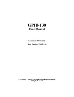 Предварительный просмотр 2 страницы National Instruments GPIB-130 User Manual