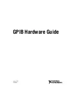 Предварительный просмотр 1 страницы National Instruments GPIB-USB Series Hardware Manual