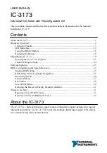 Preview for 1 page of National Instruments IC-3173 User Manual