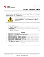 Preview for 1 page of National Instruments ISO5851 User Manual