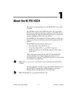 Preview for 9 page of National Instruments Isolated Analog Input Device NI PXI-4224 User Manual