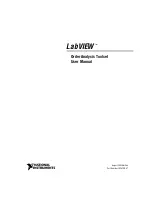 Предварительный просмотр 1 страницы National Instruments LabVIEW User Manual