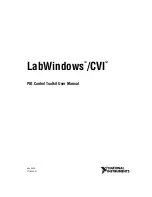 National Instruments LabWindows/CVI User Manual preview