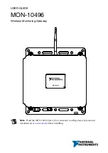 Preview for 1 page of National Instruments MON-10496 User Manual