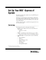 National Instruments Multisystem eXtension Interface NI PXI-8360 Manual preview