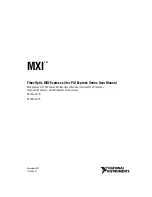 Предварительный просмотр 2 страницы National Instruments MXI PCIe-8375 User Manual