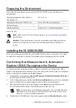 Предварительный просмотр 5 страницы National Instruments NI 6585 Getting Started Manual