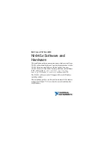 Preview for 1 page of National Instruments NI-845 Series Installation Manual