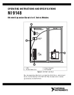 National Instruments NI 9148 Operating Instructions Manual preview
