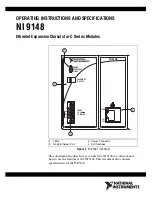 Preview for 1 page of National Instruments NI 9148 Operating Instructions Manual