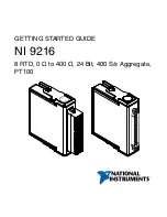 Preview for 1 page of National Instruments NI 9216 Getting Started Manual