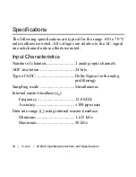 Preview for 18 page of National Instruments NI 9225 Operating Instructions And Specification