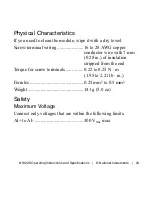 Preview for 23 page of National Instruments NI 9225 Operating Instructions And Specification