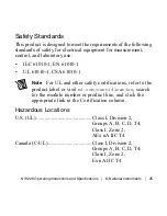 Preview for 25 page of National Instruments NI 9225 Operating Instructions And Specification