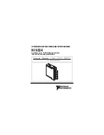 Preview for 1 page of National Instruments NI 9234 Operating Instructions Manual