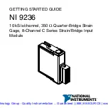 Preview for 2 page of National Instruments NI 9236 Getting Started Manual