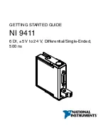 Предварительный просмотр 1 страницы National Instruments NI 9411 Getting Started Manual