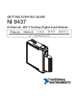 National Instruments NI 9437 Getting Started Manual preview