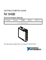 National Instruments NI 9469 Getting Started Manual предпросмотр