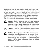 Предварительный просмотр 2 страницы National Instruments NI 9476E Operating Instructions And Specifications