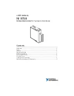 National Instruments NI 9758 User Manual предпросмотр