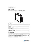 National Instruments NI 9759 User Manual preview