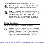 Preview for 3 page of National Instruments NI 9775 Getting Started Manual