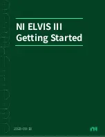 Preview for 1 page of National Instruments NI ELVIS III Getting Started