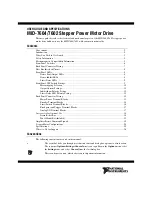 Preview for 2 page of National Instruments NI MID-7602 User Manual And Specifications