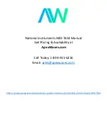 National Instruments NI MID-7654 User Manual And Specifications предпросмотр