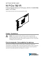 National Instruments NI PCIe-7821R Getting Started Manual preview