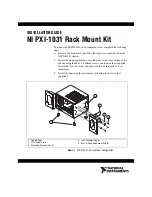 Предварительный просмотр 1 страницы National Instruments NI PXI-1031 Installation Manual