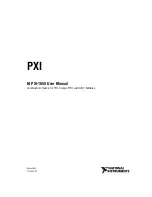 National Instruments NI PXI-1050 User Manual preview