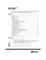 Preview for 2 page of National Instruments NI PXI-5600 Getting Started Manual