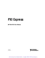 Предварительный просмотр 2 страницы National Instruments NI PXIe-8133 User Manual