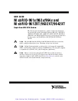 Предварительный просмотр 2 страницы National Instruments NI sbRIO-961 Series User Manual