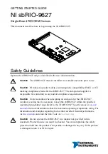 Предварительный просмотр 2 страницы National Instruments NI sbRIO-9627 Getting Started Manual