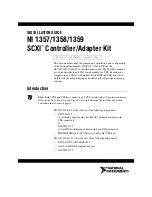 Предварительный просмотр 2 страницы National Instruments NI SCXI 1357 Installation Manual