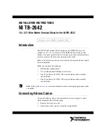 National Instruments NI TB-2642 Installation Instructions предпросмотр