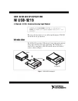 National Instruments NI USB-9219 User Manual preview