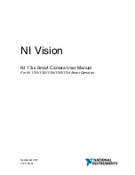 Предварительный просмотр 1 страницы National Instruments NI Vision 1722 User Manual