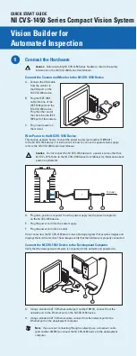 National Instruments NI Vision CVS-1450 Series Quick Start Manual preview