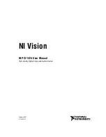 Предварительный просмотр 1 страницы National Instruments NI Vision NI PCI-1424 User Manual