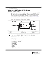 Preview for 1 page of National Instruments NI WSN-3291 Installation Manual