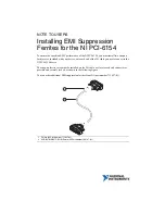 National Instruments PCI-6154 Note To Users preview