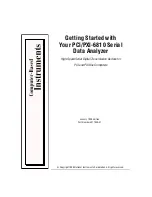 Preview for 1 page of National Instruments PCI-6810 Getting Started