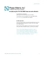 Preview for 3 page of National Instruments Phase Matrix PXI-1420 Quick Start Manual