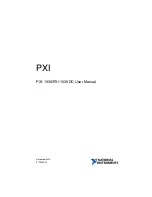 Preview for 1 page of National Instruments PXI-1036 User Manual