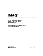 Preview for 1 page of National Instruments PXI-1407 User Manual